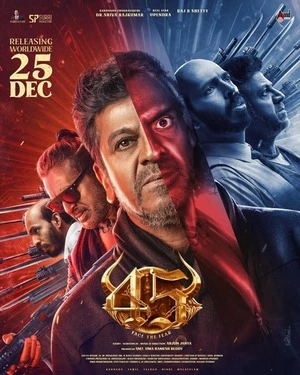 45 2025 Hindi Dual Audio HD Poster Download - filmyfly